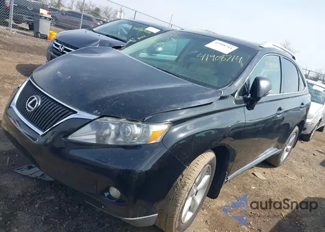 2010 Lexus Rx 350 z USA, uszkodzony, nr VIN 2T2BK1BA2AC061268